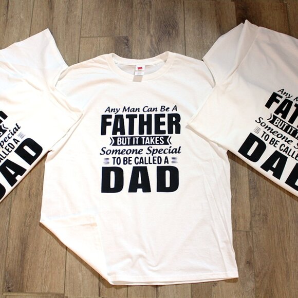 Any Man Can Be A Father Shirt - Father Appreciation Gift - Gift For Dad - Picture 3 of 3